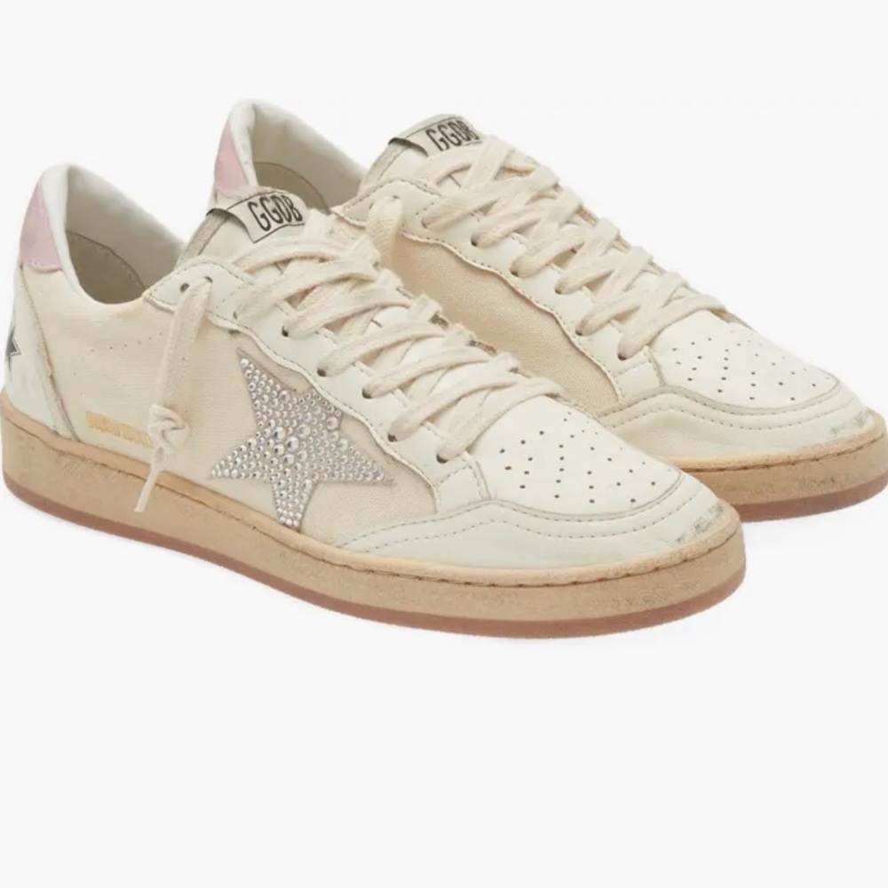 COPY - Golden Goose Ball Star Low Top  Sneakers (Womans) with Swarovski Crystal…